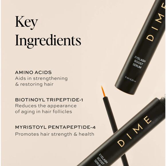DIME Beauty Co. New Bestselling Vegan Eyelash Growth Amino Acids Boost Serum - Picture 4 of 11